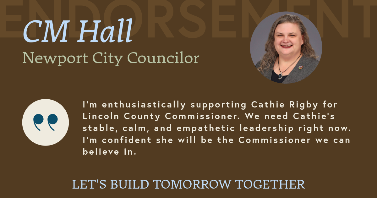 CM Hall Endorsement