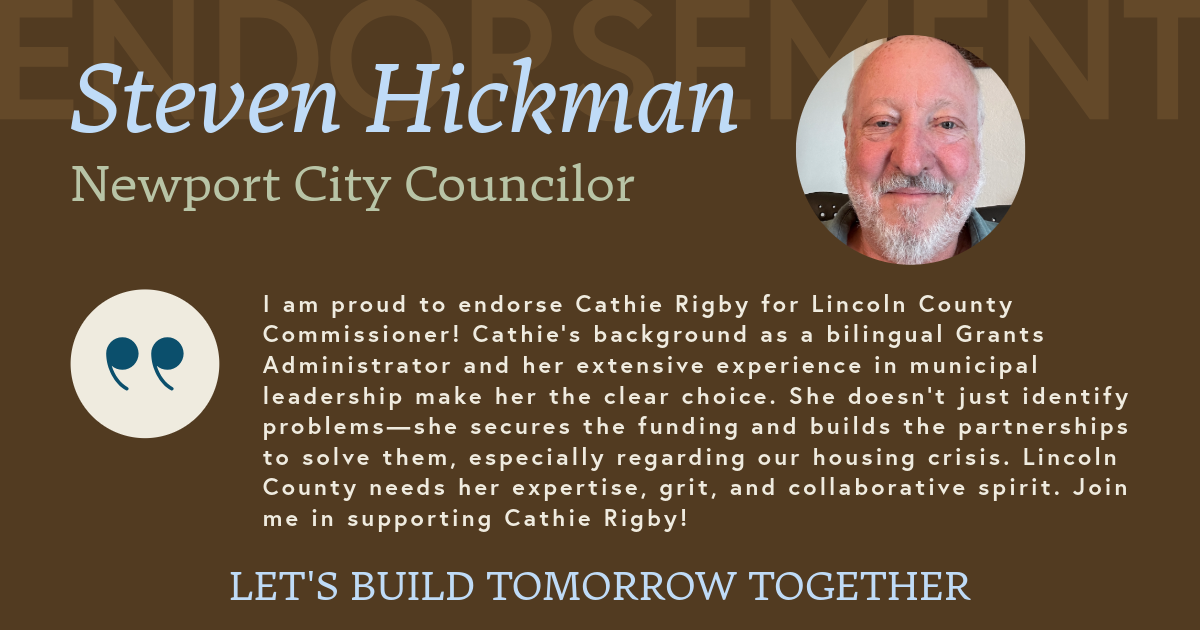 Steven Hickman Endorsement