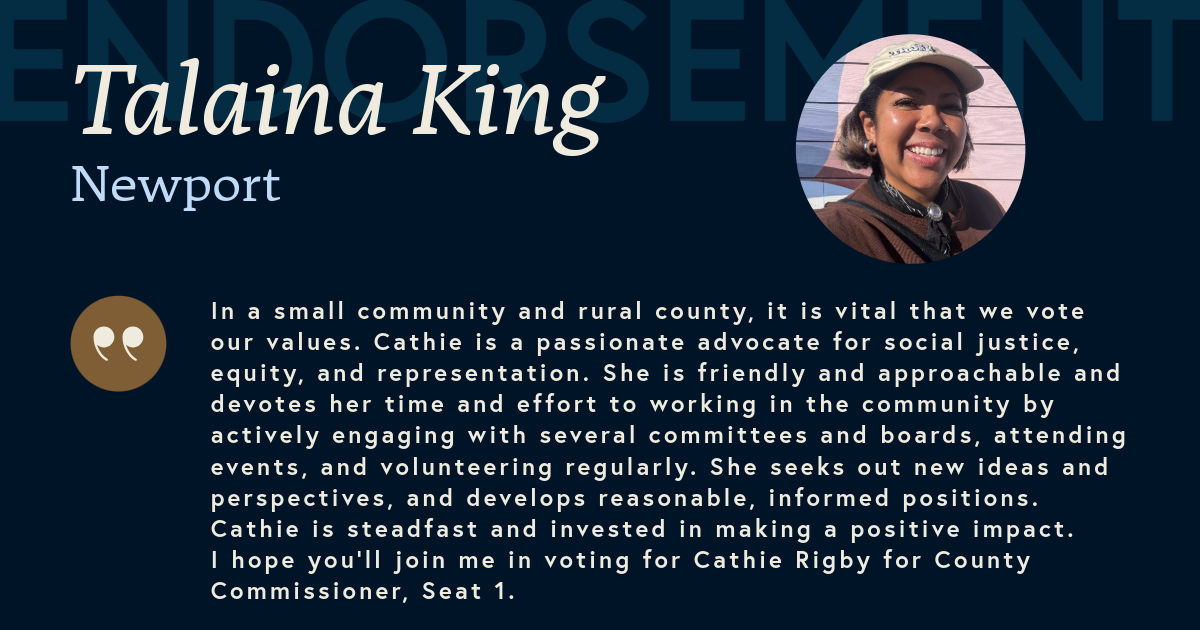 Talaina Endorsement